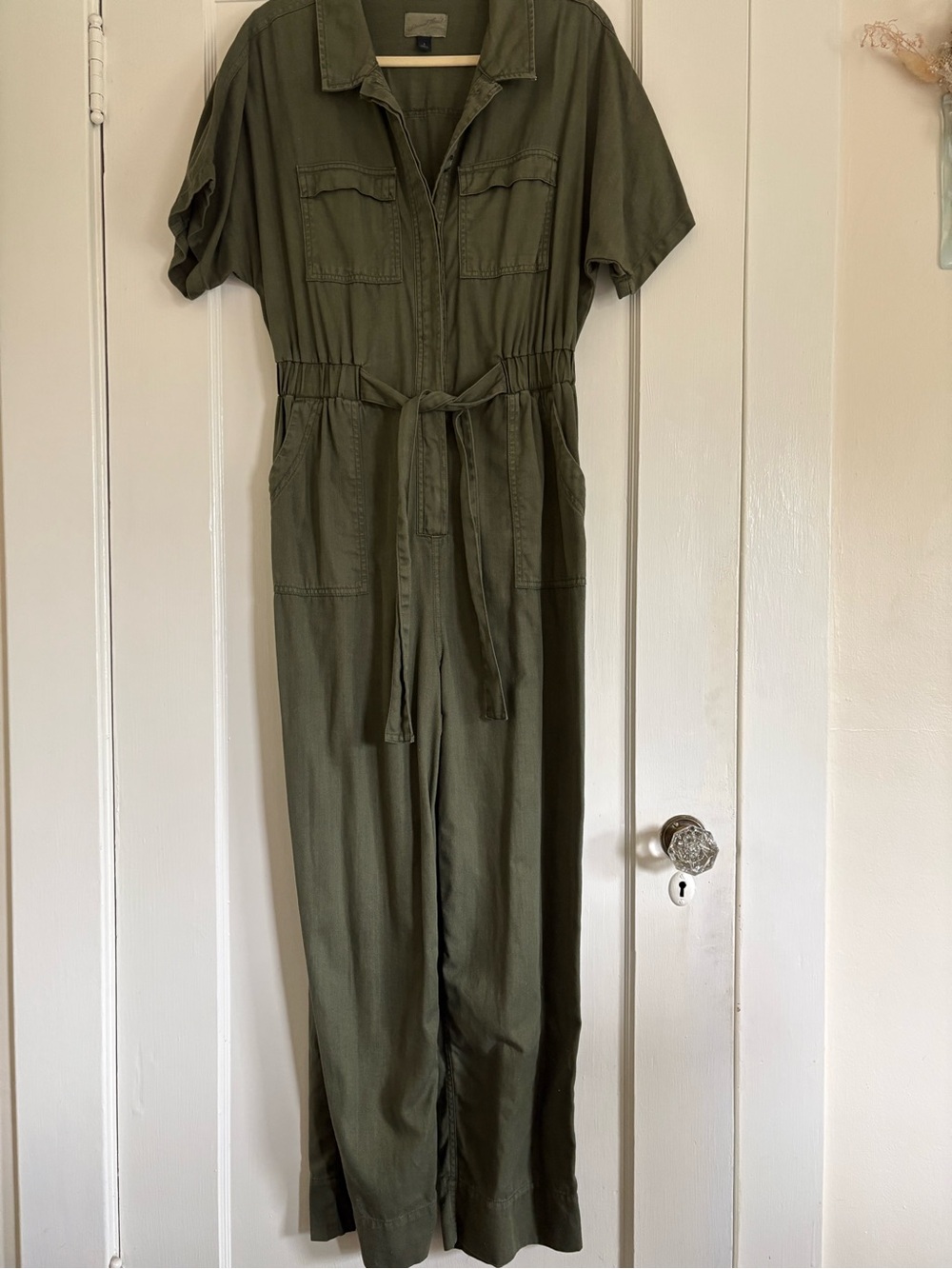 Universal Thread  - Olive Utility Short-Sleeve Jumpsuit